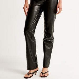 Black Leather Pants